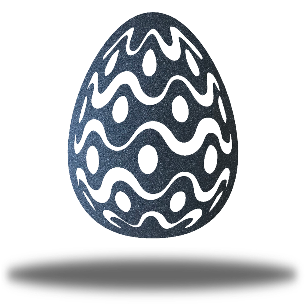 Riverside Designs-Wavy Easter Egg (Clearance)-Metal Wall Art Décor