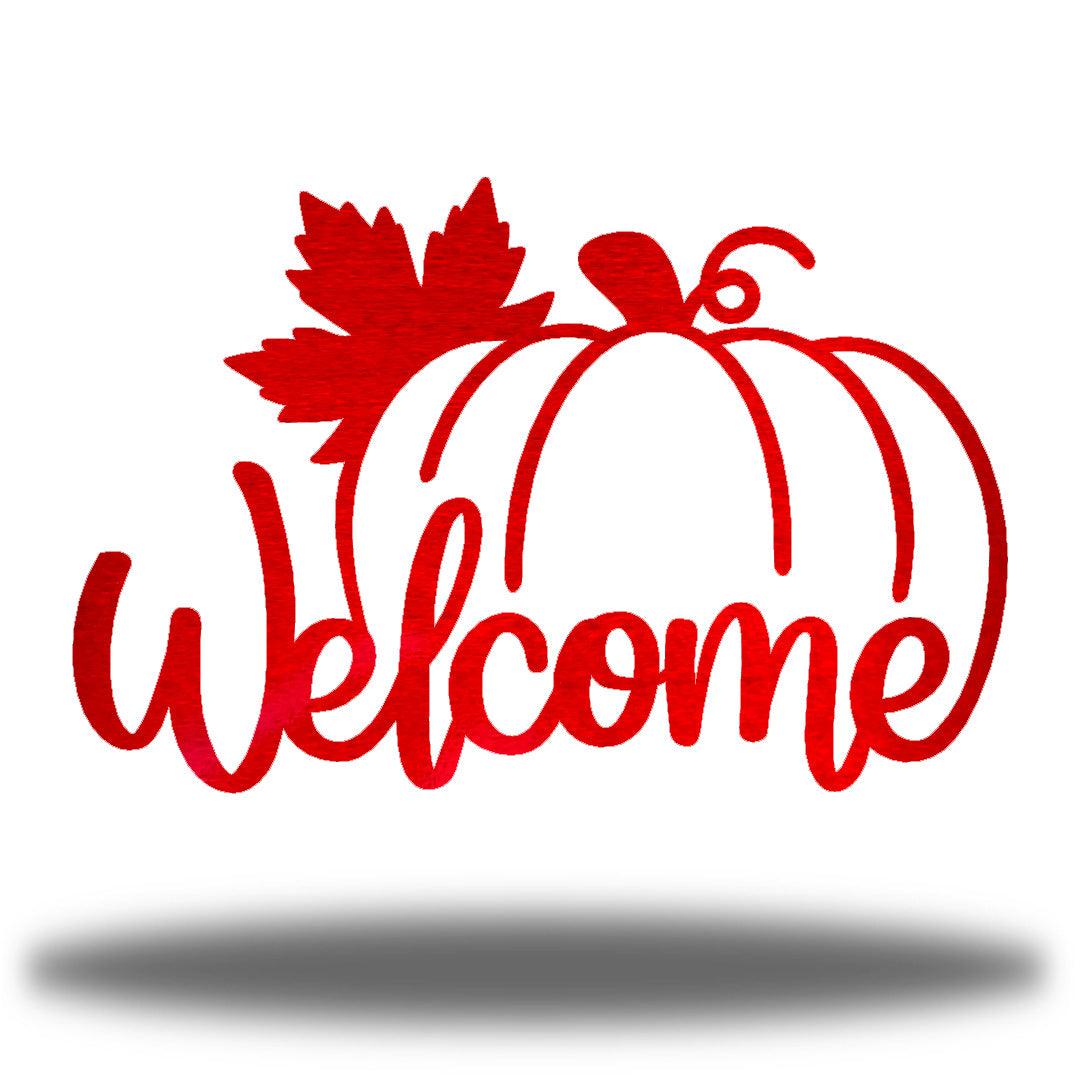 Riverside Designs-Welcome Pumpkin-Metal Wall Art Décor