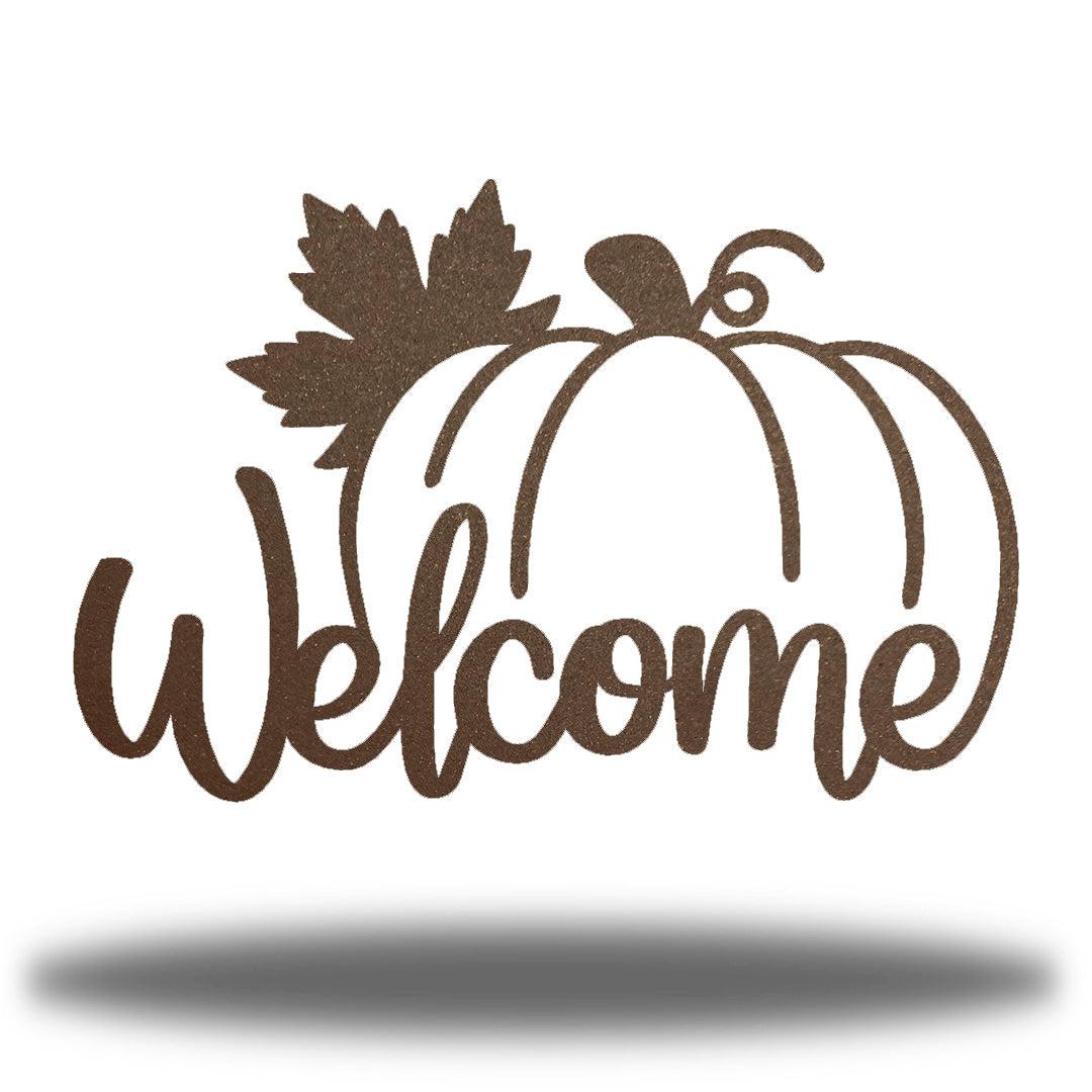 Riverside Designs-Welcome Pumpkin-Metal Wall Art Décor