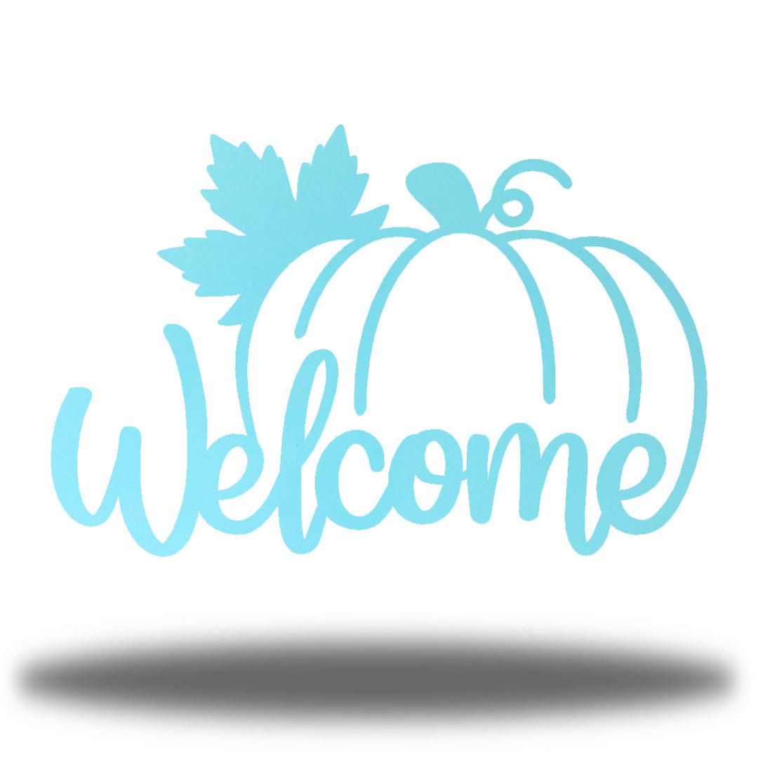 Riverside Designs-Welcome Pumpkin-Metal Wall Art Décor