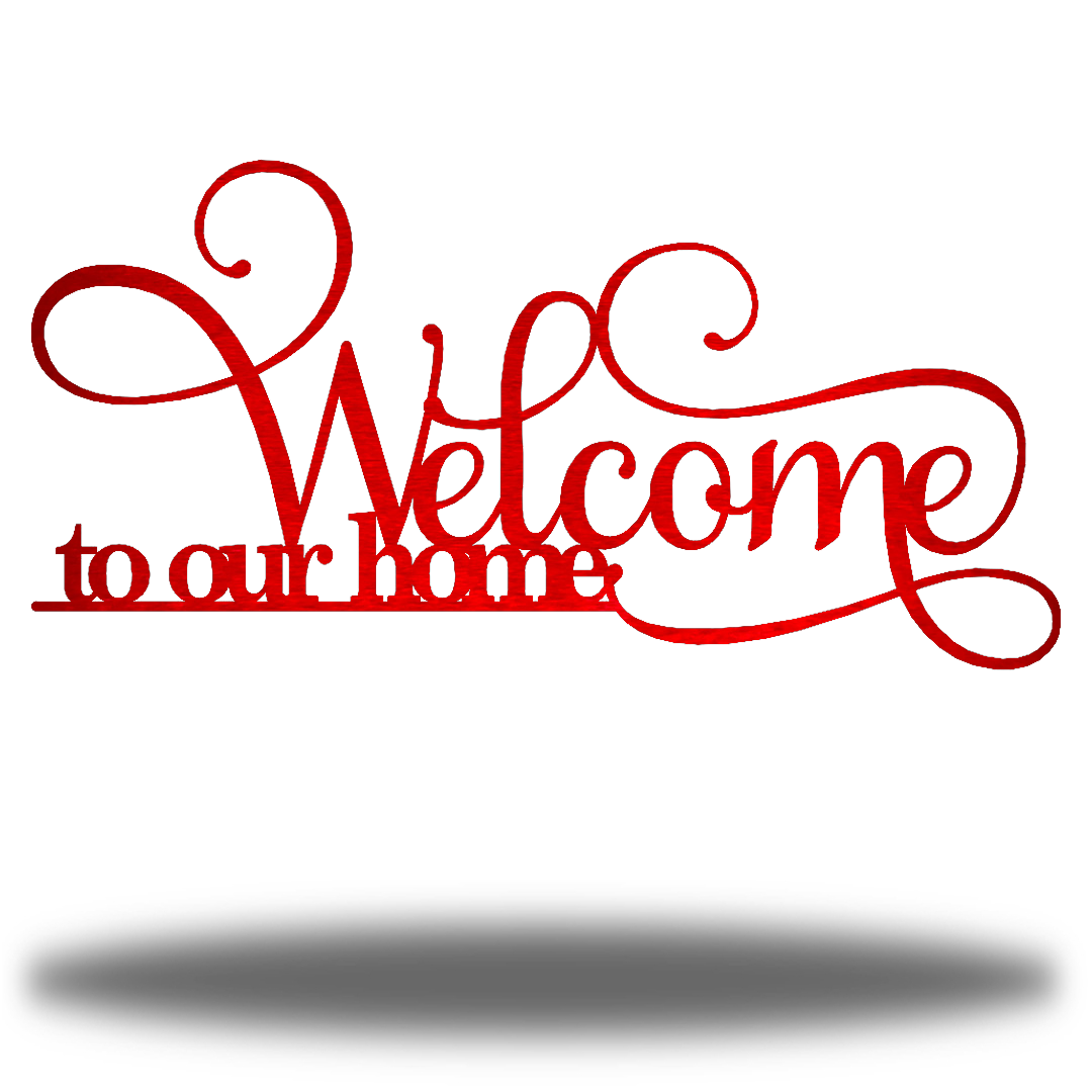 Riverside Designs-Welcome to Our Home (Clearance)-Metal Wall Art Décor
