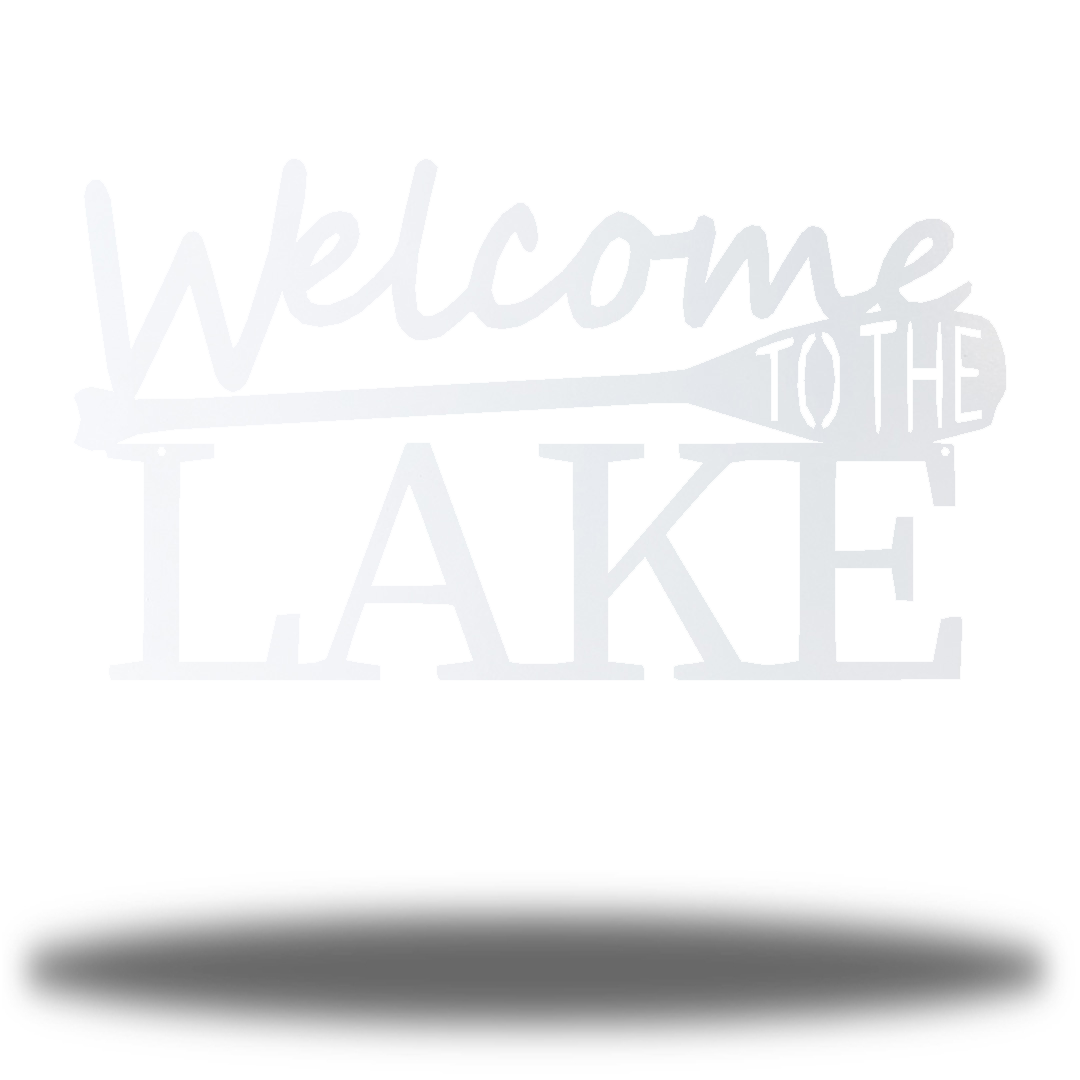 Riverside Designs-Welcome to the Lake (CLEARANCE)-Metal Wall Art Décor