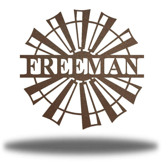 Riverside Designs-Windmill Monogram-Metal Wall Art Décor