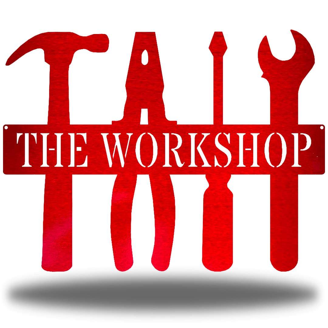 Riverside Designs-Workshop Monogram-Metal Wall Art Décor