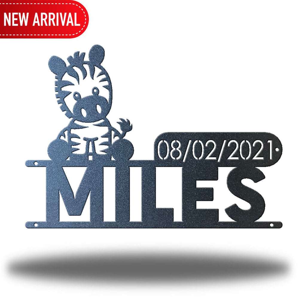 Zebra D.O.B Monogram