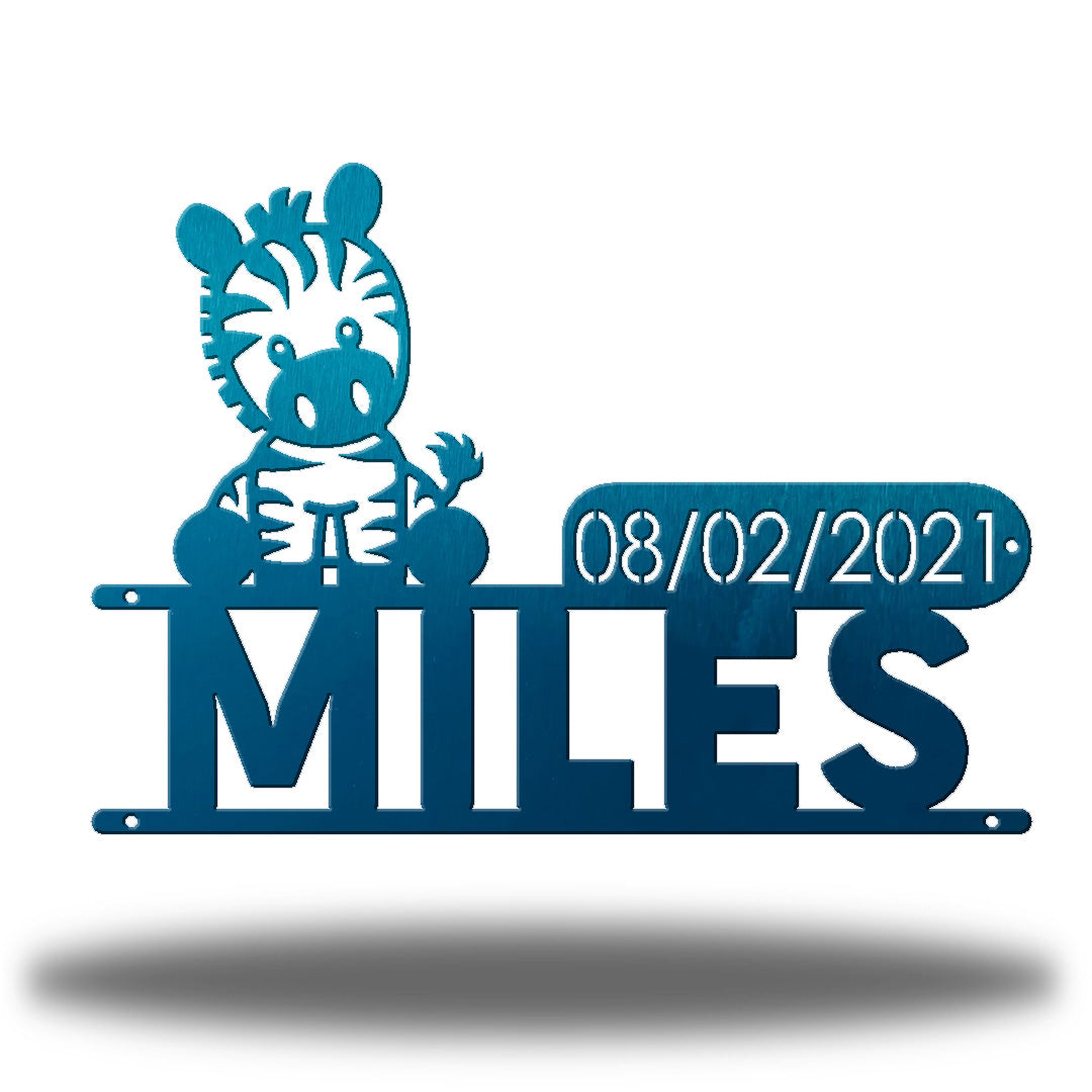 Zebra D.O.B Monogram