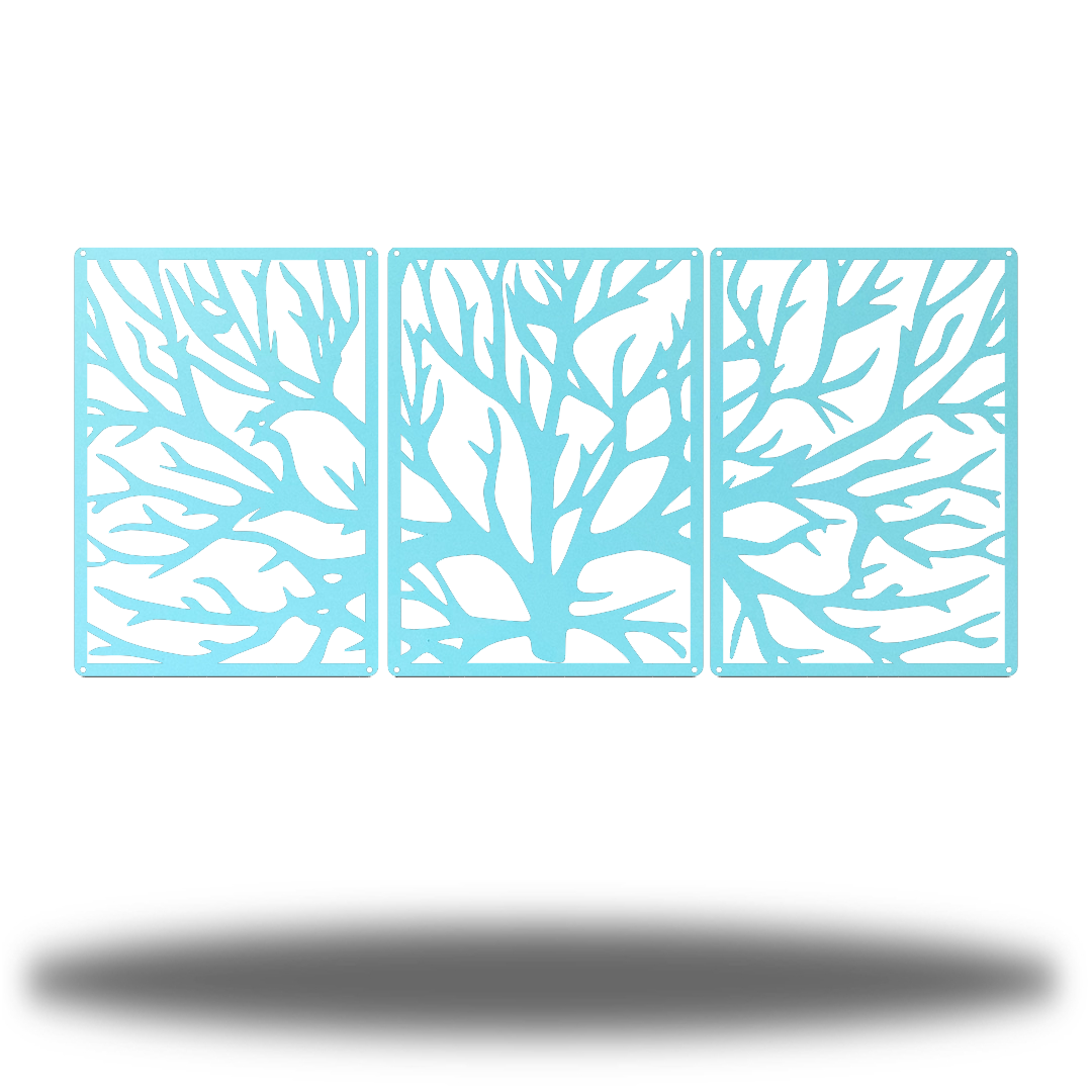 Riverside Designs-3 Section Tree-Metal Wall Art Décor