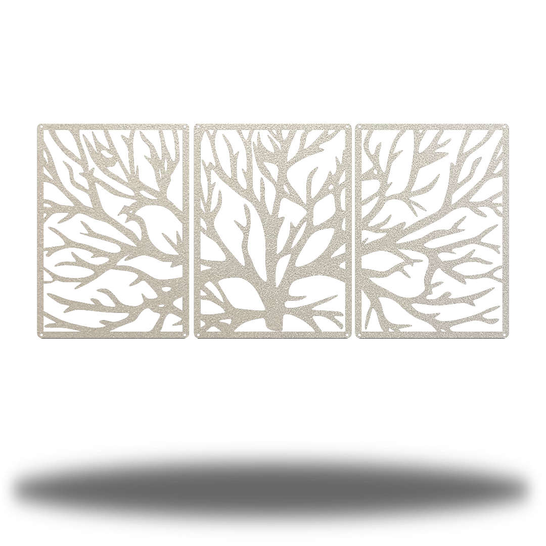Riverside Designs-3 Section Tree-Metal Wall Art Décor
