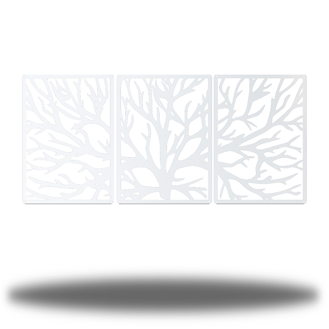 Riverside Designs-3 Section Tree-Metal Wall Art Décor