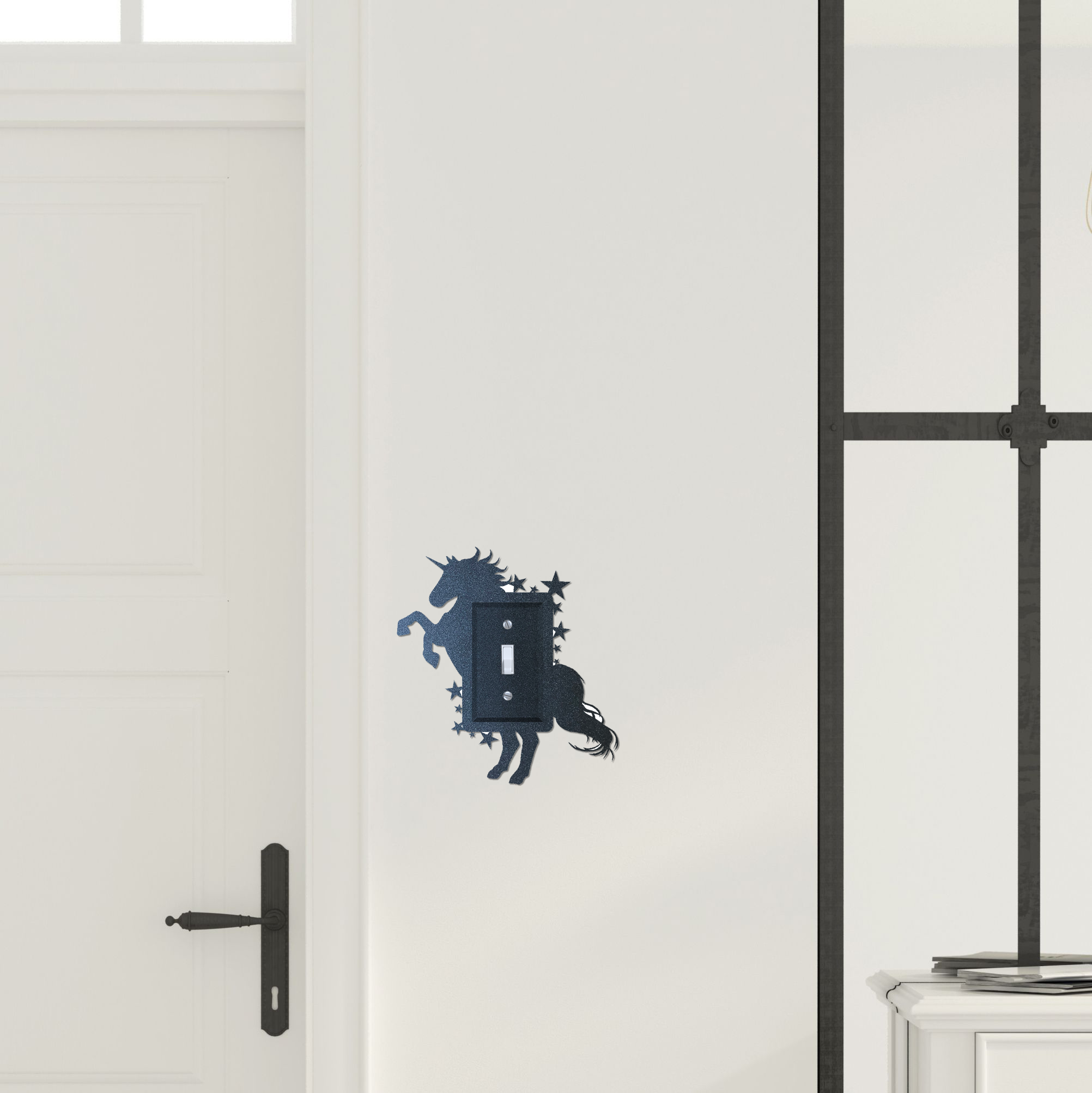 Riverside Designs-Unicorn Light Switch Cover-Metal Wall Art Décor