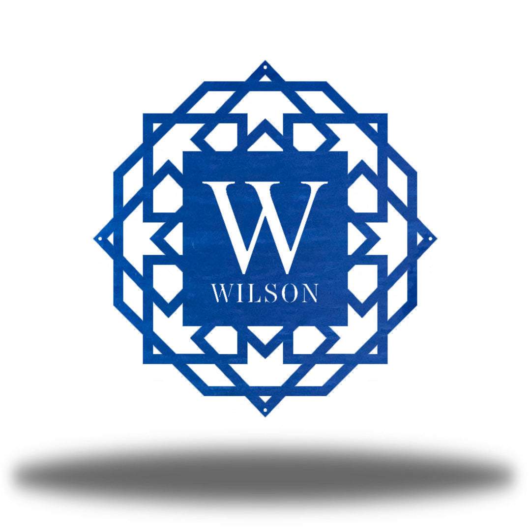 Riverside Designs-Abstract Monogram-Metal Wall Art Décor