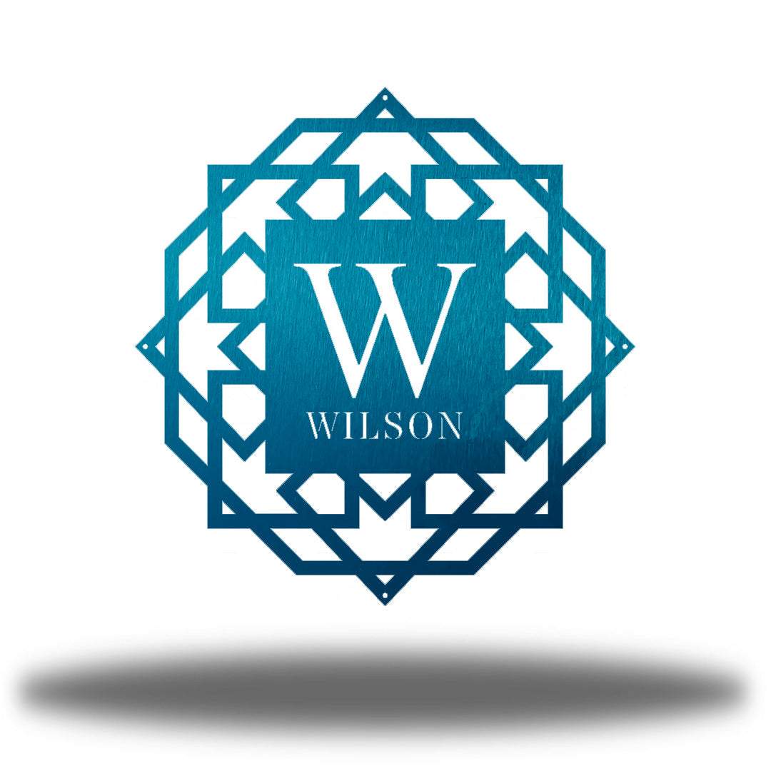 Riverside Designs-Abstract Monogram-Metal Wall Art Décor