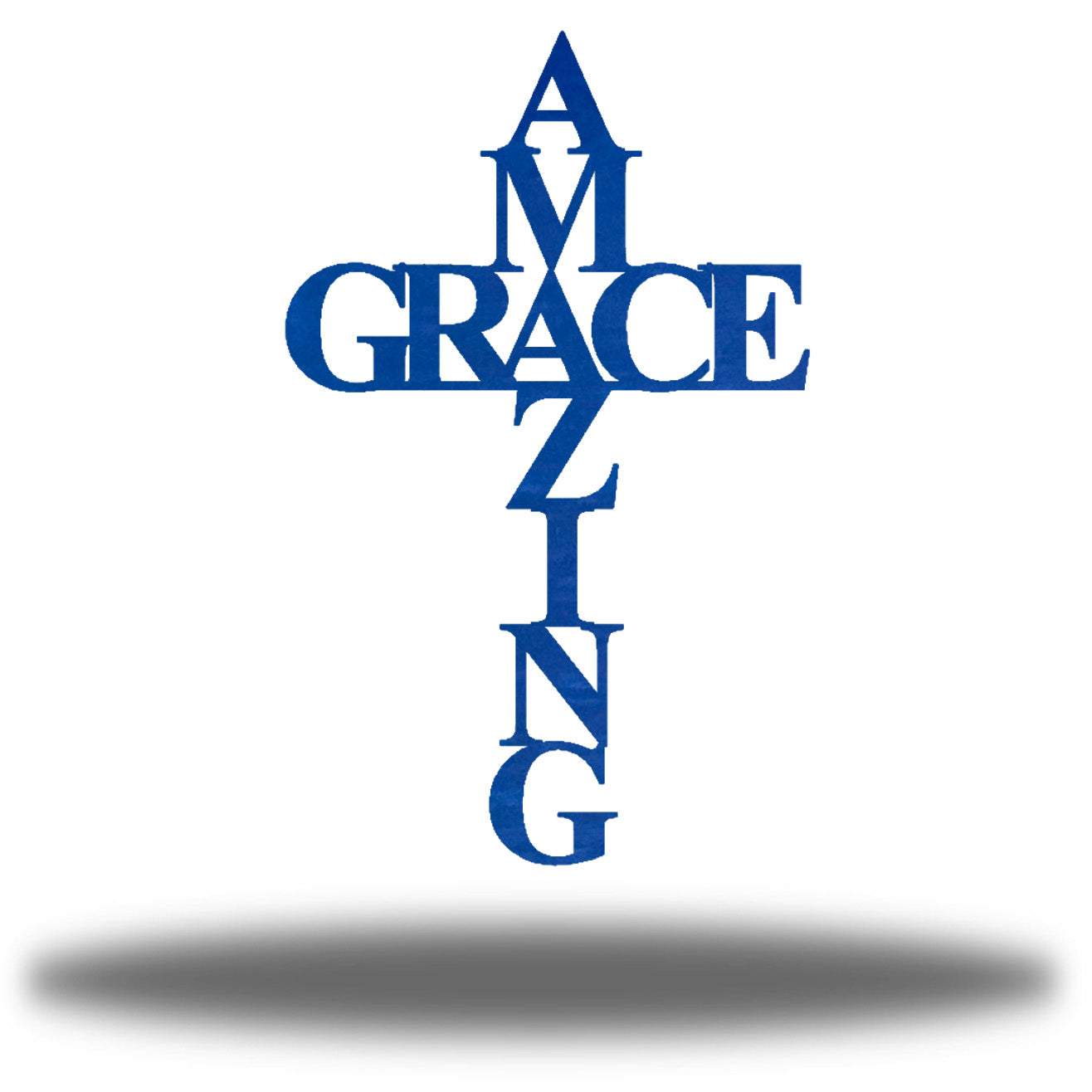 Riverside Designs-Amazing Grace Cross(CLEARANCE)-Metal Wall Art Décor