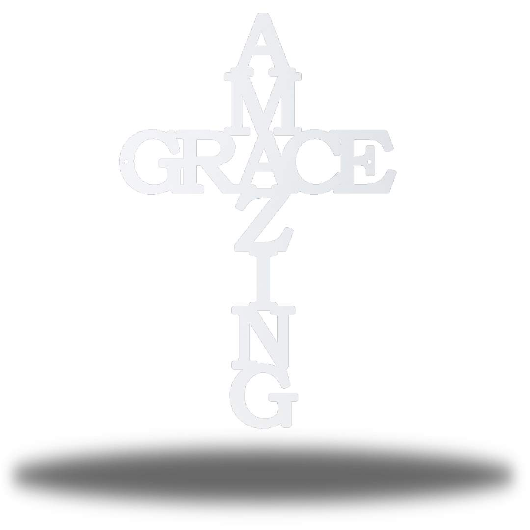 Riverside Designs-Amazing Grace Cross-Metal Wall Art Décor