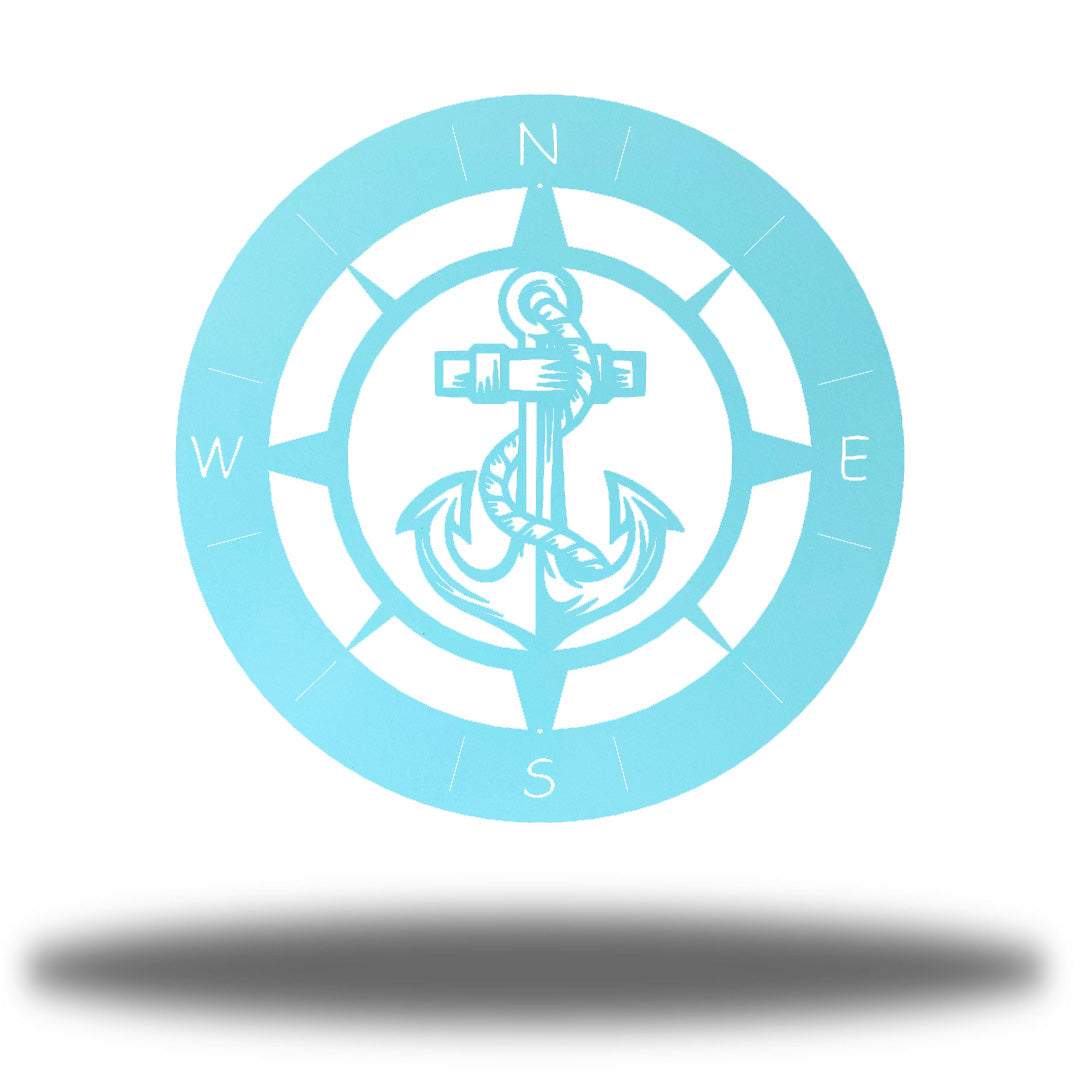 Riverside Designs-Anchor Compass-Metal Wall Art Décor