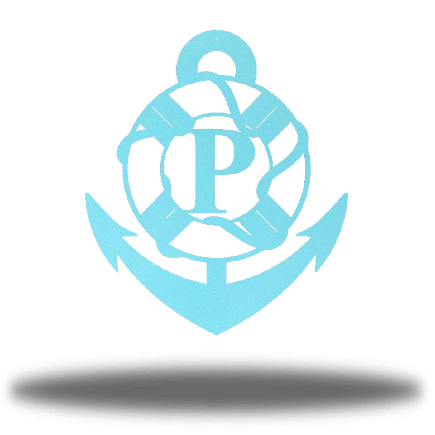 Riverside Designs-Anchor Initial Monogram-Metal Wall Art Décor