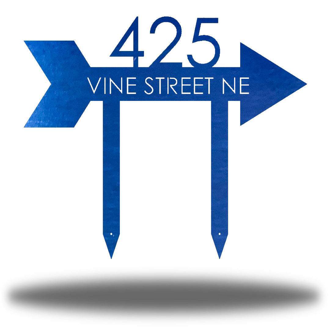 Riverside Designs-Arrow Address Stake-Metal Wall Art Décor