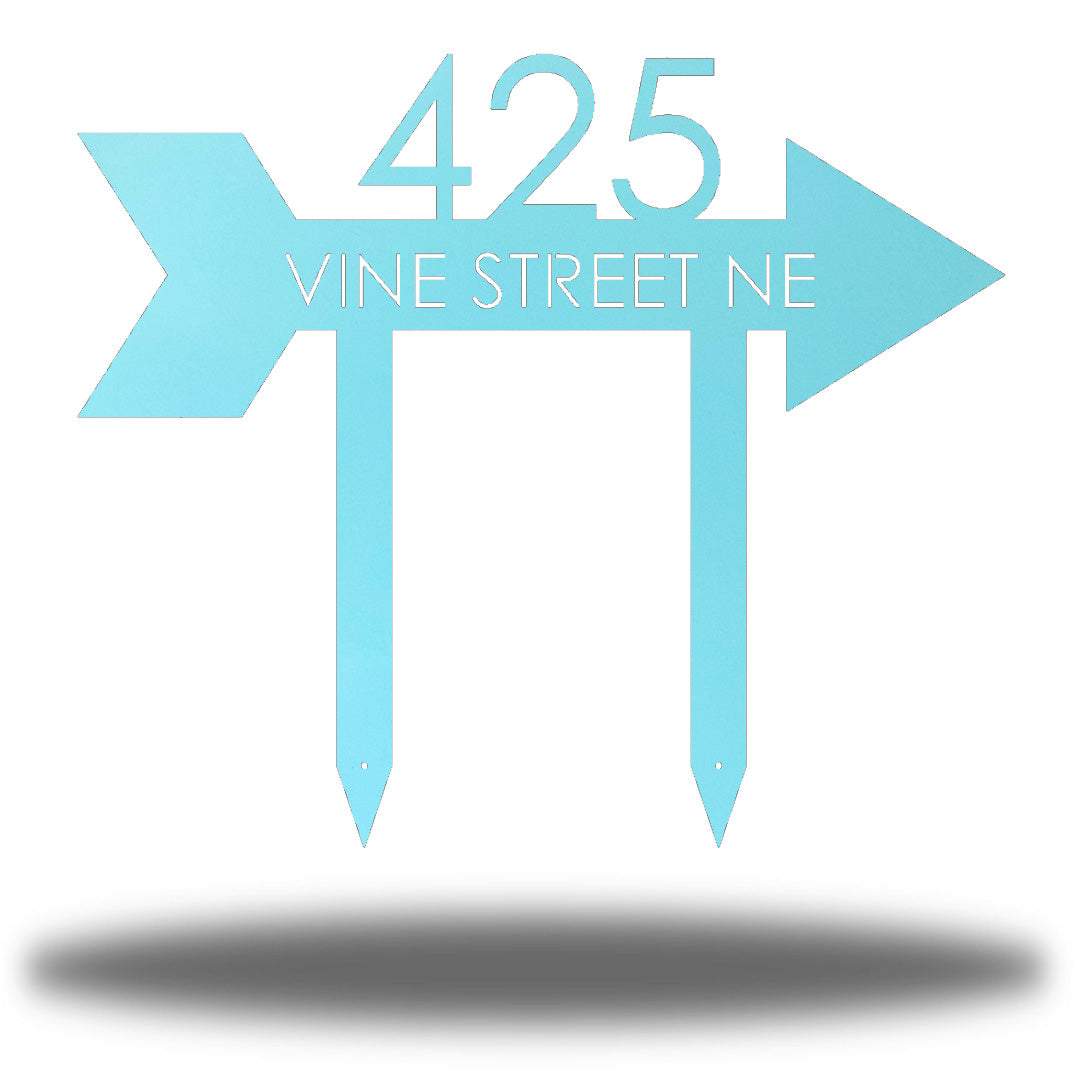 Riverside Designs-Arrow Address Stake-Metal Wall Art Décor