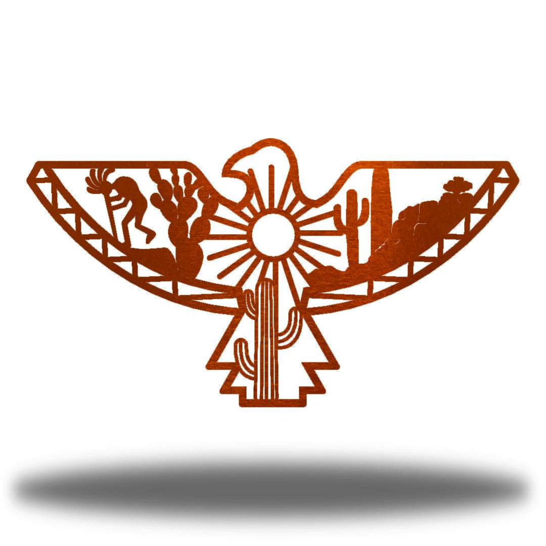 Riverside Designs-Aztec Eagle-Metal Wall Art Décor