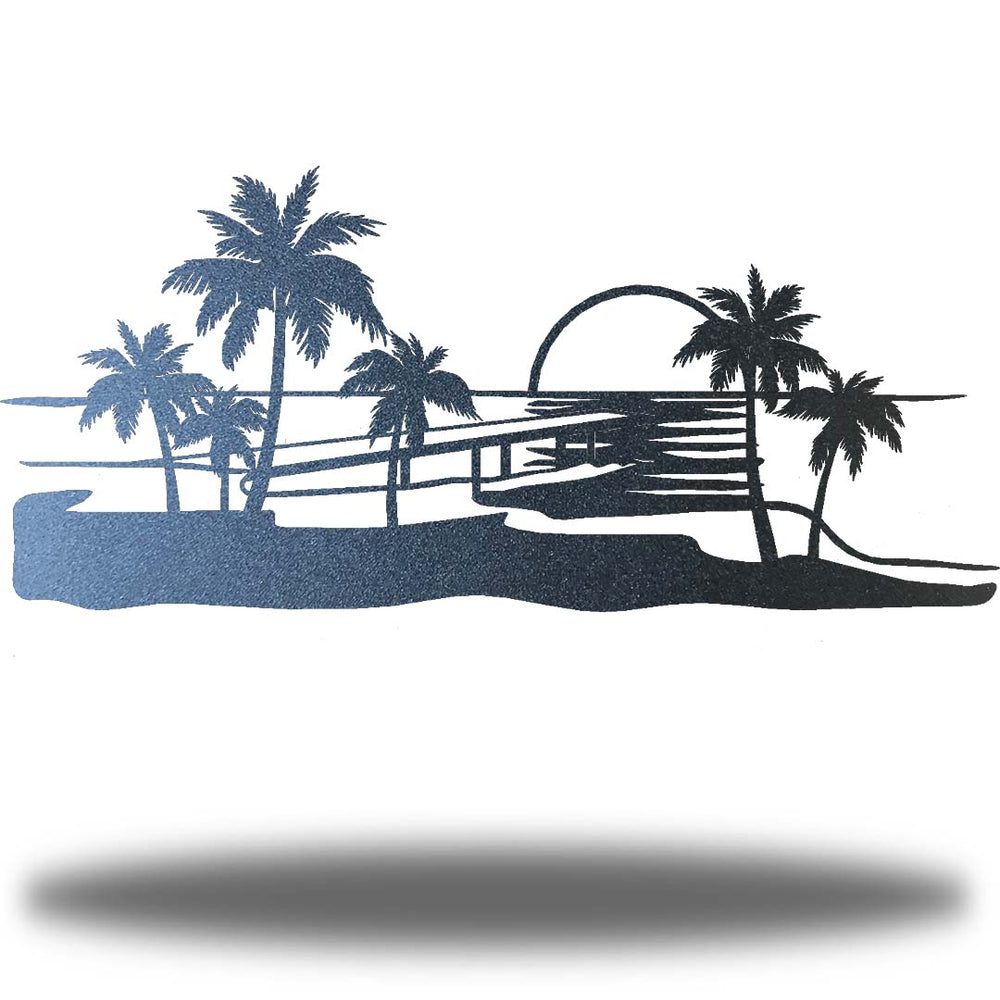 Riverside Designs-Beach Pier-Metal Wall Art Décor