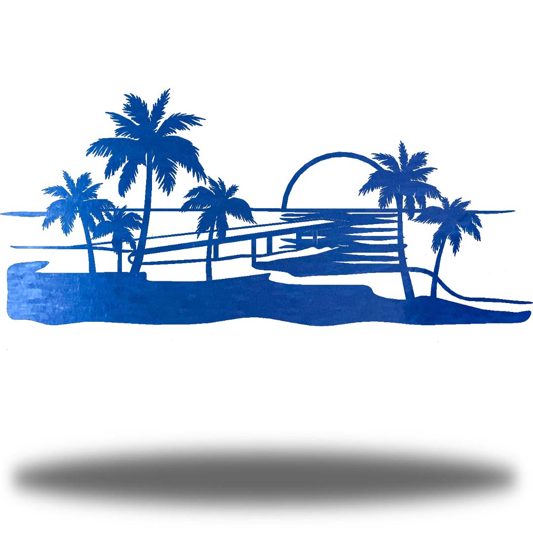 Riverside Designs-Beach Pier-Metal Wall Art Décor