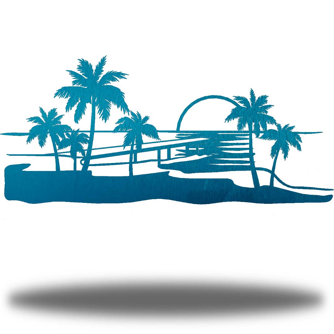 Riverside Designs-Beach Pier-Metal Wall Art Décor