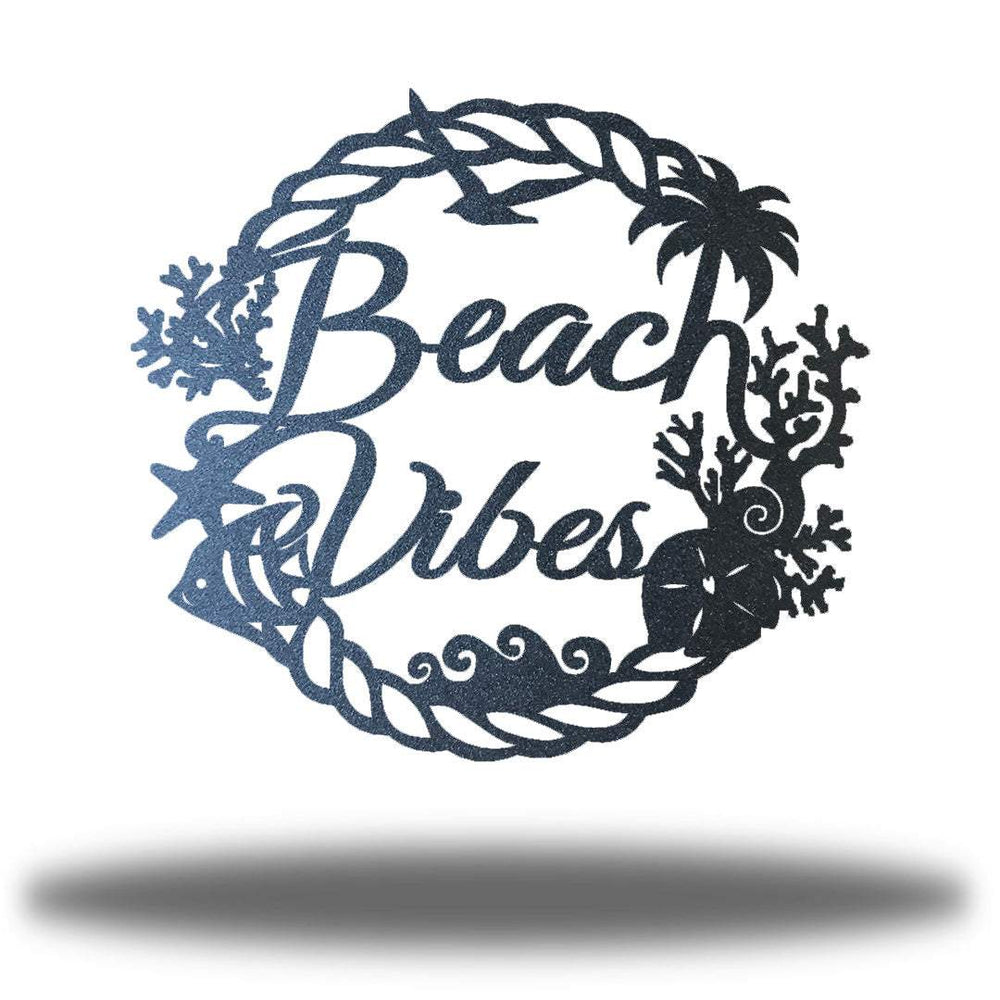Riverside Designs-Beach Vibes Wreath (CLEARANCE)-Metal Wall Art Décor