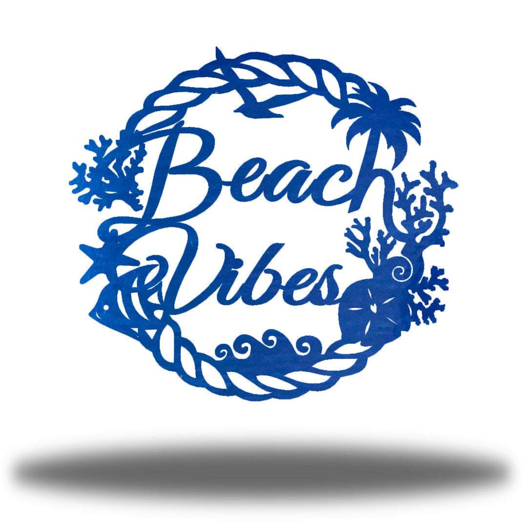 Riverside Designs-Beach Vibes Wreath-Metal Wall Art Décor