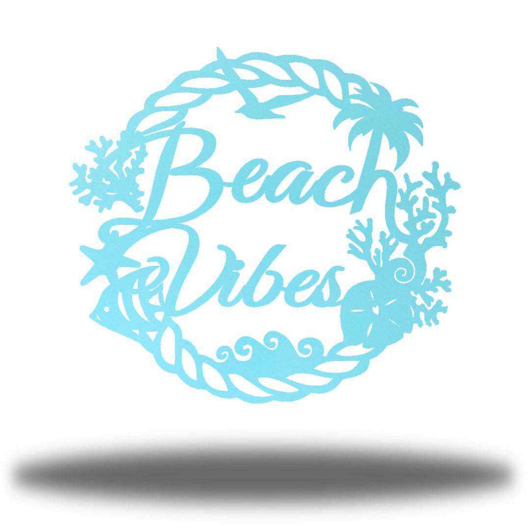 Riverside Designs-Beach Vibes Wreath-Metal Wall Art Décor