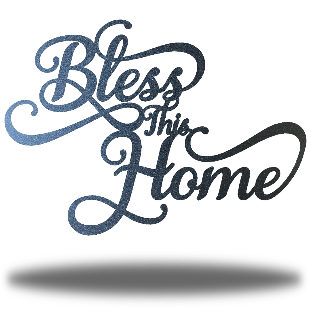 Riverside Designs-Bless This Home (CLEARANCE)-Metal Wall Art Décor