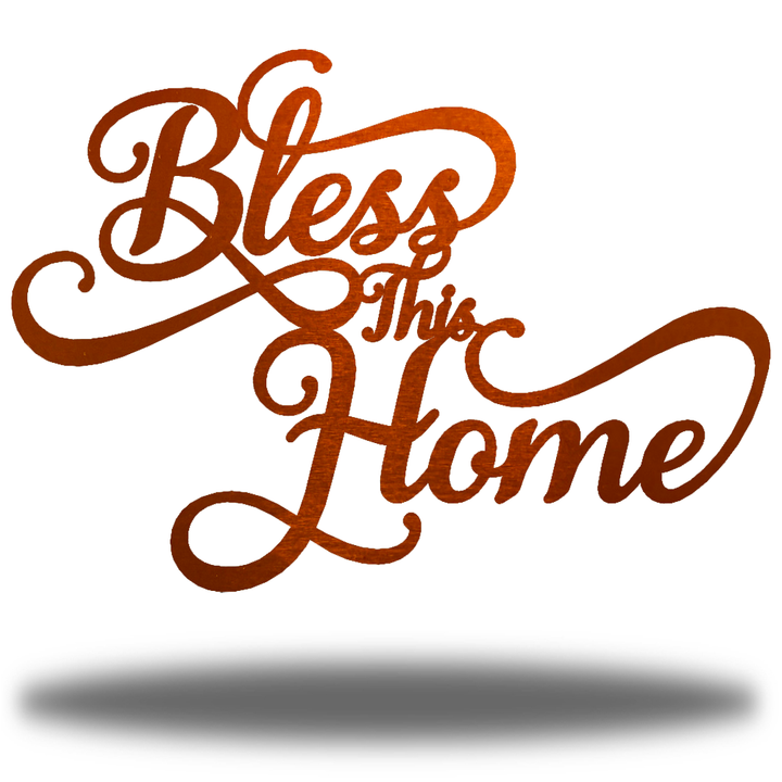 Riverside Designs-Bless This Home (CLEARANCE)-Metal Wall Art Décor
