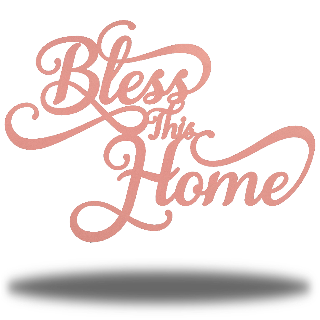 Riverside Designs-Bless This Home (CLEARANCE)-Metal Wall Art Décor
