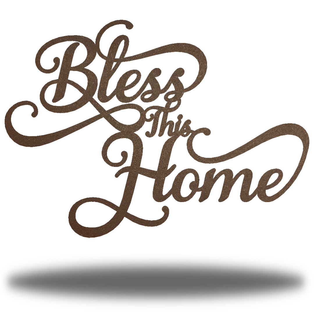 Riverside Designs-Bless This Home (CLEARANCE)-Metal Wall Art Décor