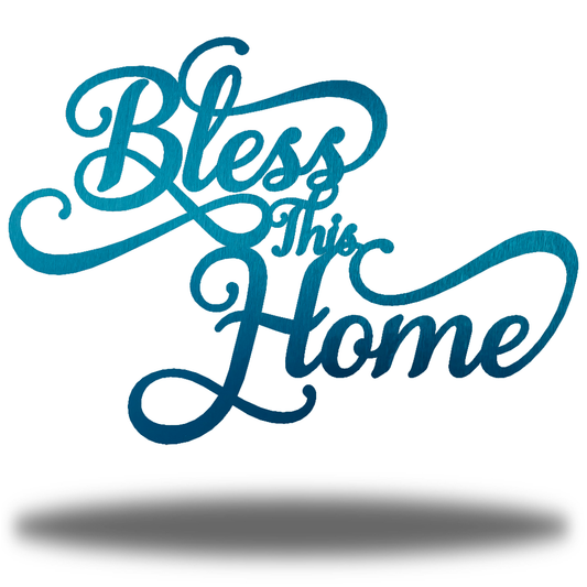 Riverside Designs-Bless This Home-Metal Wall Art Décor