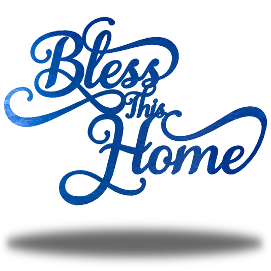 Riverside Designs-Bless This Home (CLEARANCE)-Metal Wall Art Décor