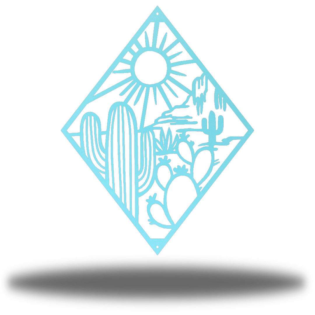 Riverside Designs-Cactus Scene-Metal Wall Art Décor