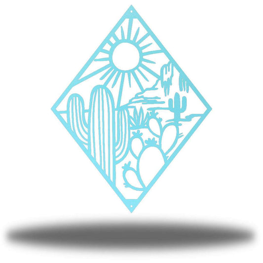 Riverside Designs-Cactus Scene (CLEARANCE)-Metal Wall Art Décor