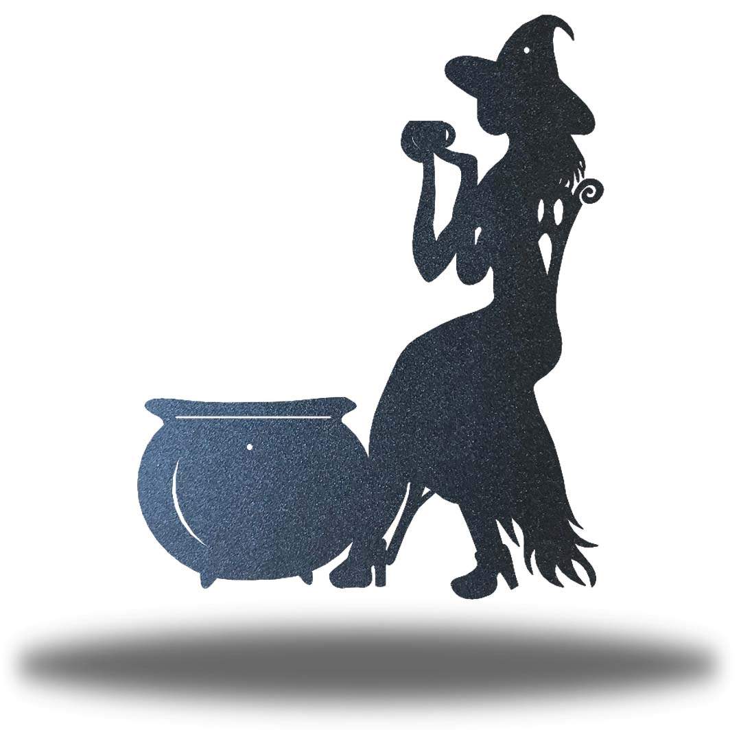 Riverside Designs-Cauldron Witch-Metal Wall Art Décor