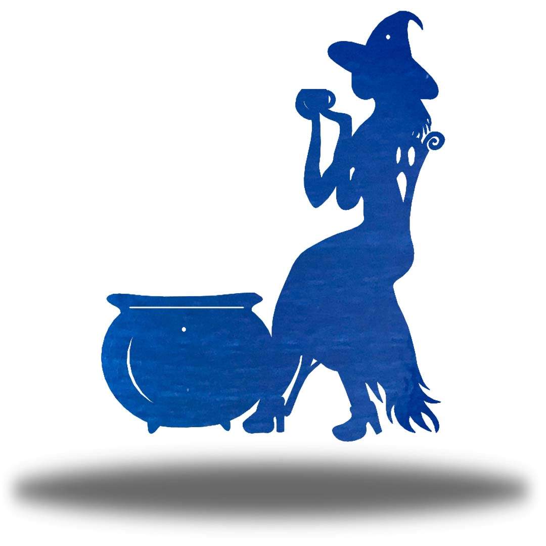 Riverside Designs-Cauldron Witch-Metal Wall Art Décor