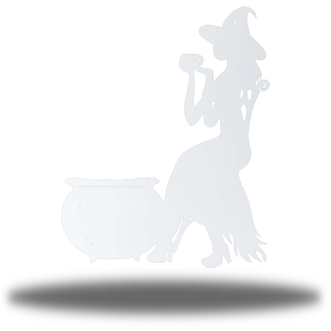 Riverside Designs-Cauldron Witch-Metal Wall Art Décor