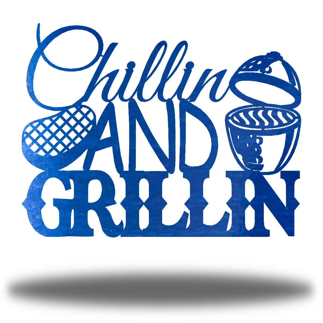 Riverside Designs-Chillin and Grillin-Metal Wall Art Décor