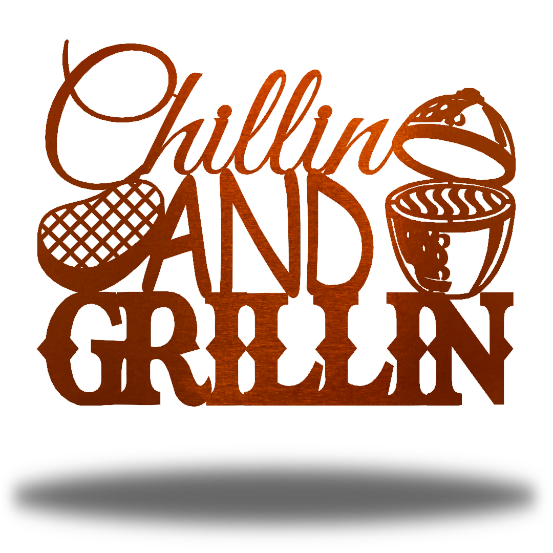 Riverside Designs-Chillin and Grillin-Metal Wall Art Décor