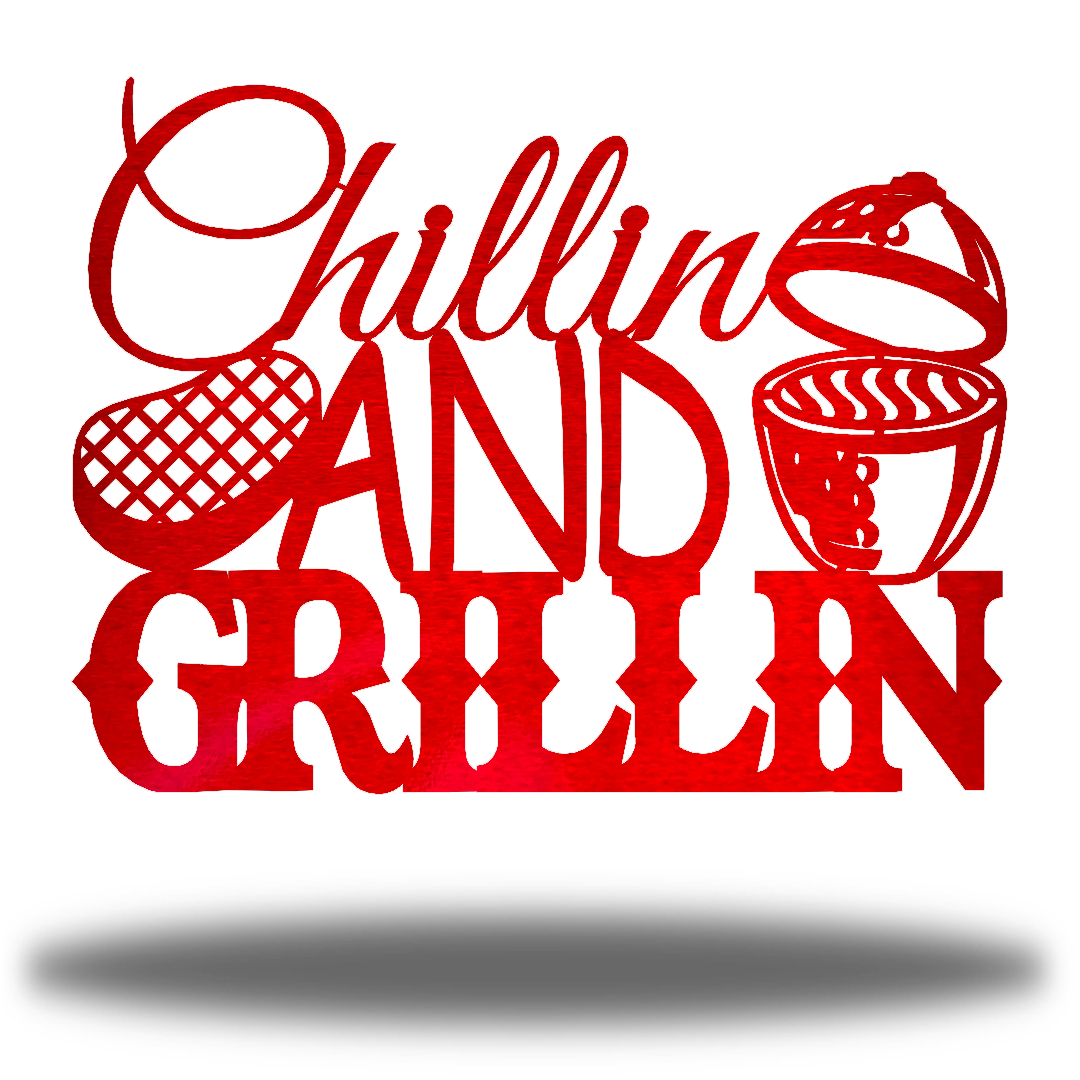 Riverside Designs-Chillin and Grillin-Metal Wall Art Décor