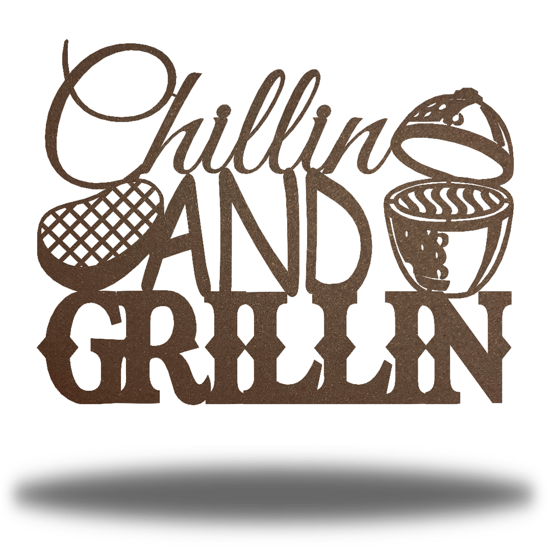 Riverside Designs-Chillin and Grillin-Metal Wall Art Décor