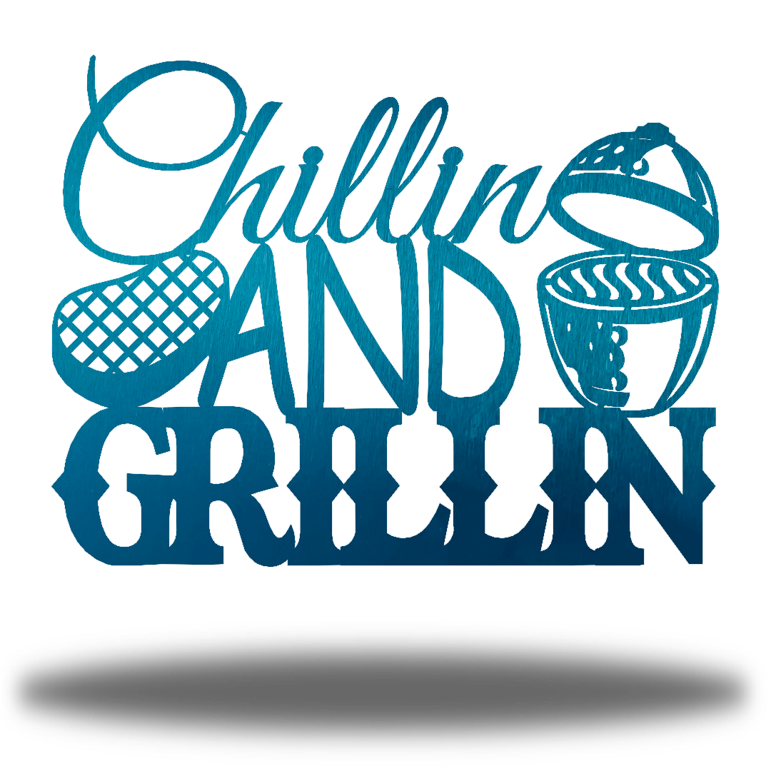 Riverside Designs-Chillin and Grillin-Metal Wall Art Décor