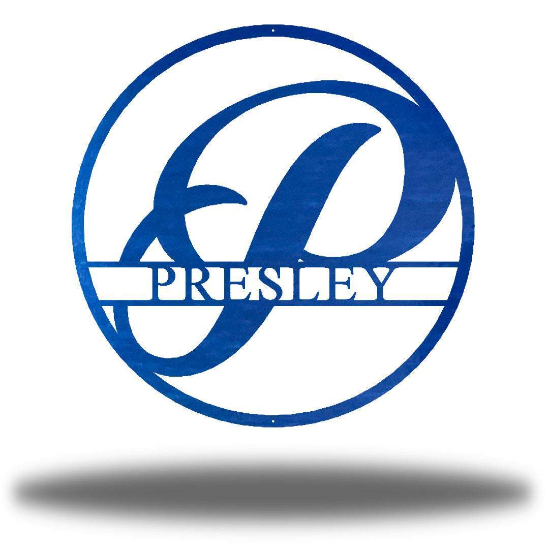 Riverside Designs-Circle Monogram-Metal Wall Art Décor