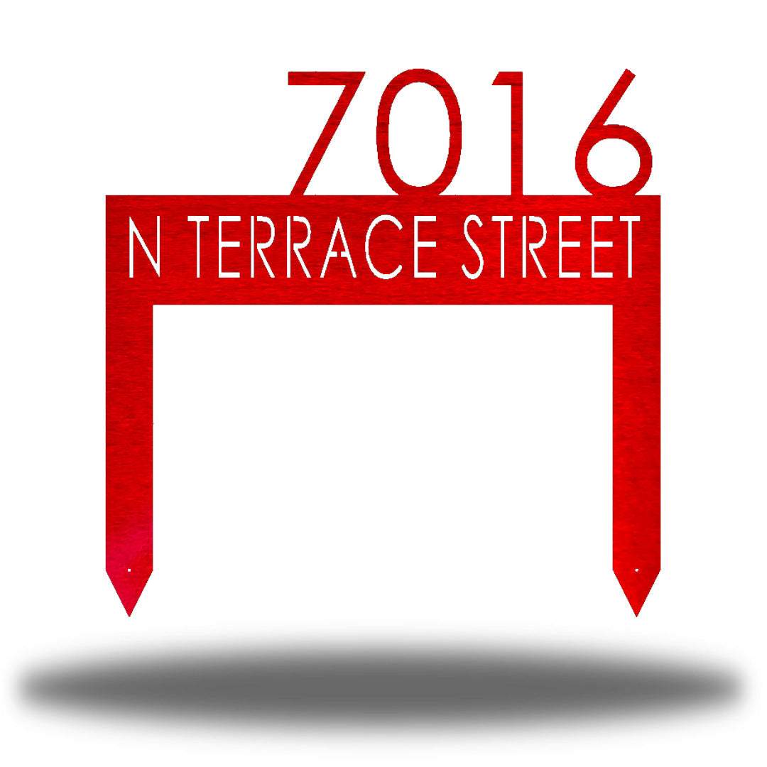 Riverside Designs-Classic Address Stake-Metal Wall Art Décor