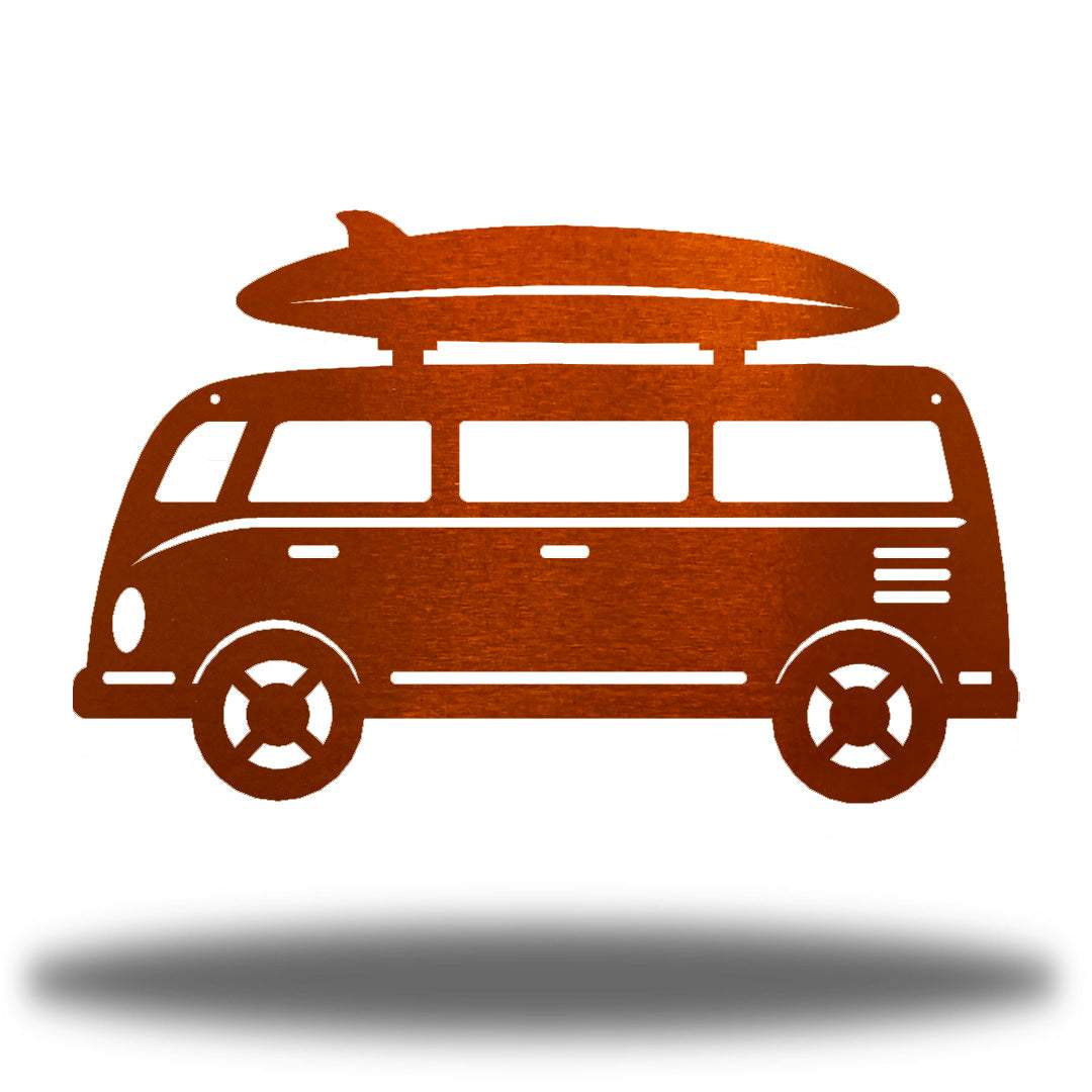 Riverside Designs-Coastal Bus-Metal Wall Art Décor