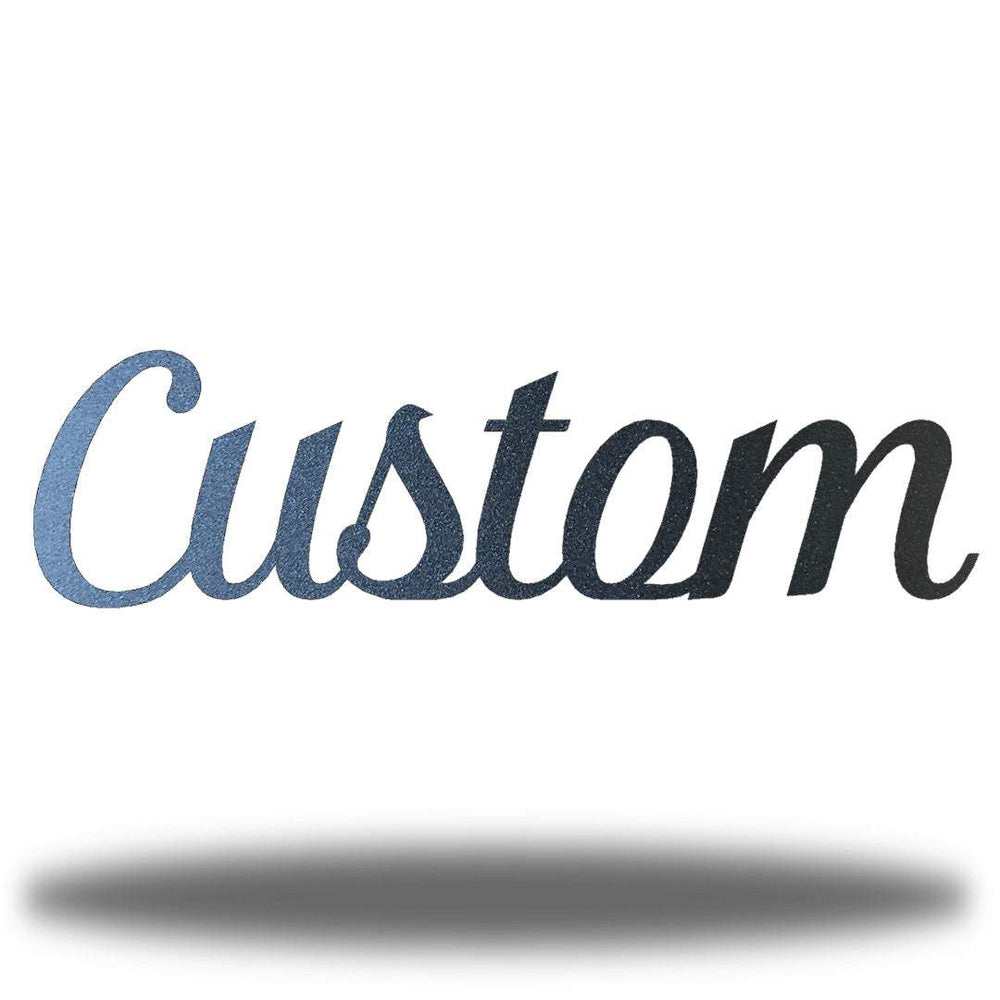 Riverside Designs-Custom Cursive Word-Metal Wall Art Décor