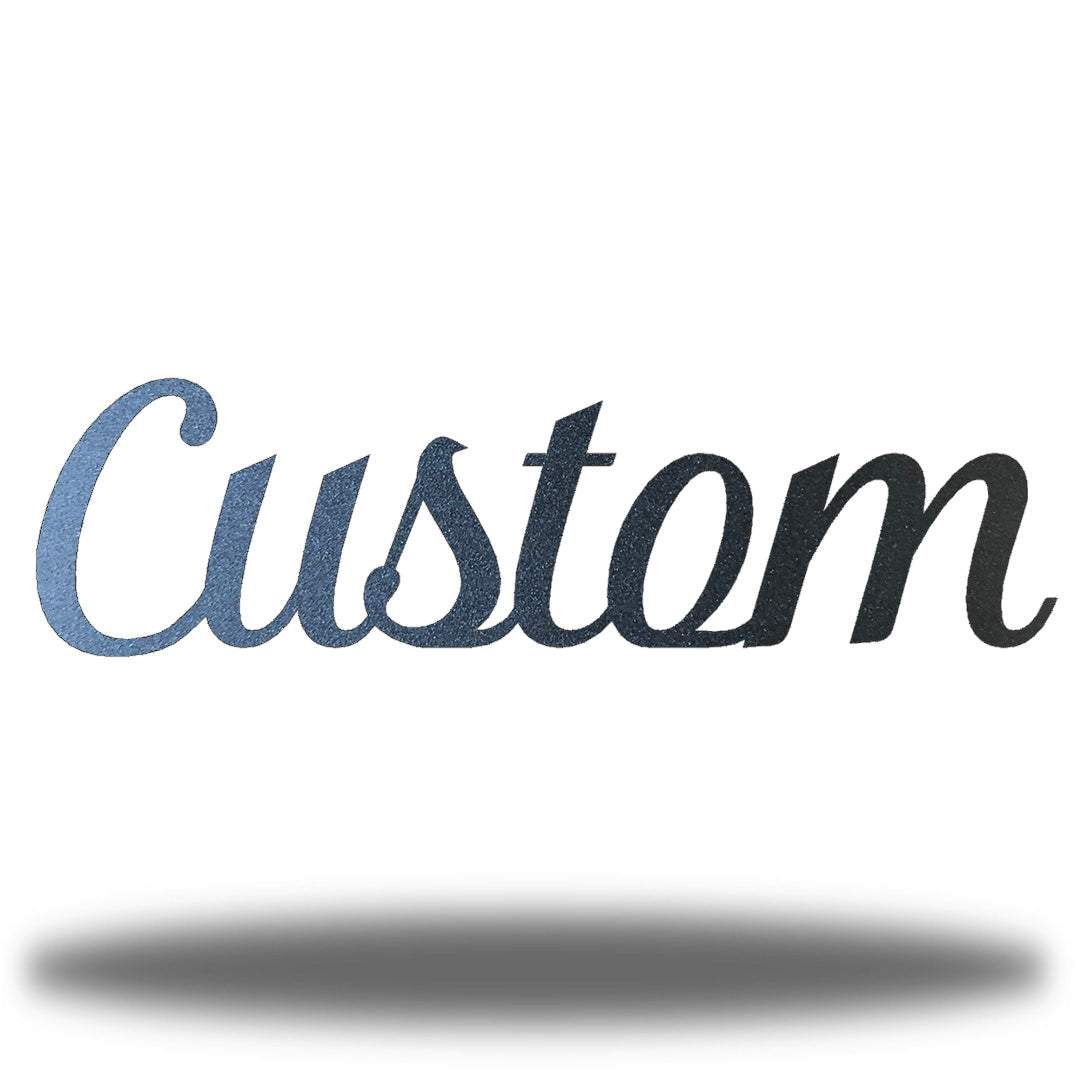 Riverside Designs-Custom Cursive Word-Metal Wall Art Décor